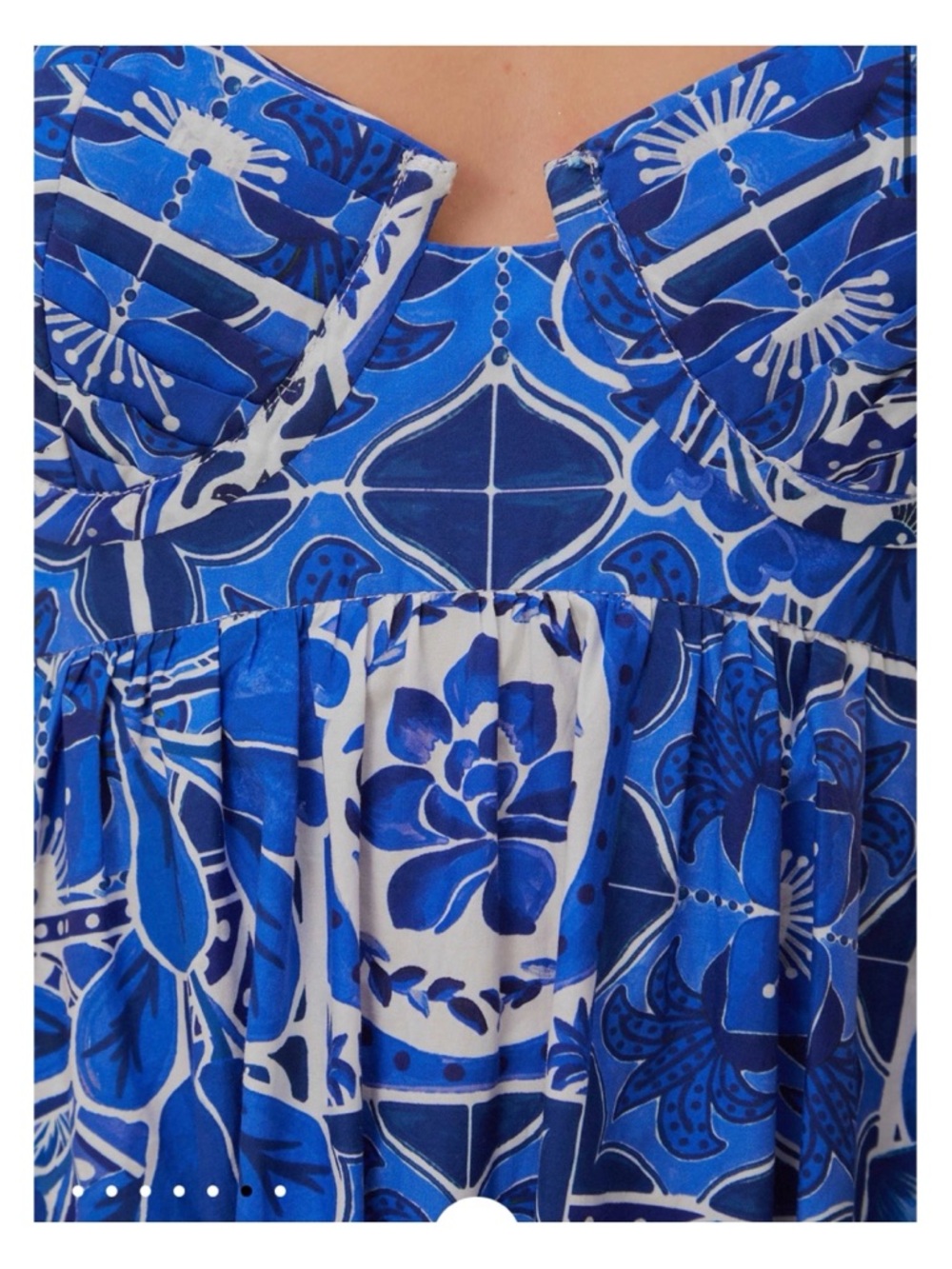 FARM Rio Blue Printed Maxi Dress - Picture 6 of 16